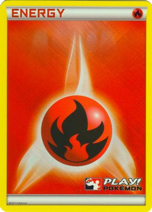 Fire Energy (2011 Play! Pokemon)  - Holofoil - Promo