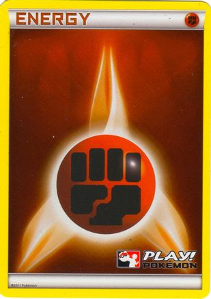Fighting Energy (Promo Play Pokemon 2011) [Cartes de ligue et de championnat] 