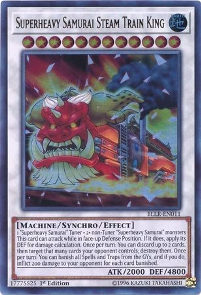Superheavy Samurai Steam Train King (BLLR-EN011) - Ultra Rare