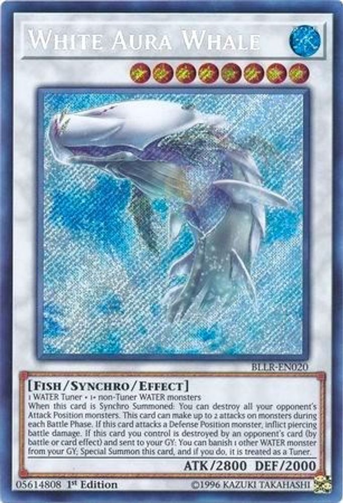 White Aura Whale (BLLR-EN020) - Secret Rare