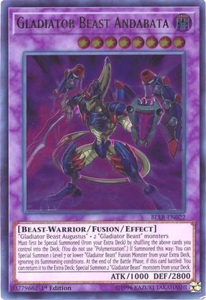 Gladiator Beast Andabata (BLLR-EN022) - Ultra Rare