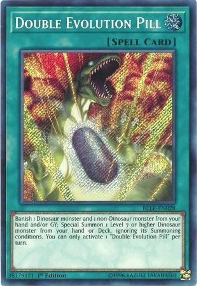 Double Evolution Pill (BLLR-EN028) - Secret Rare