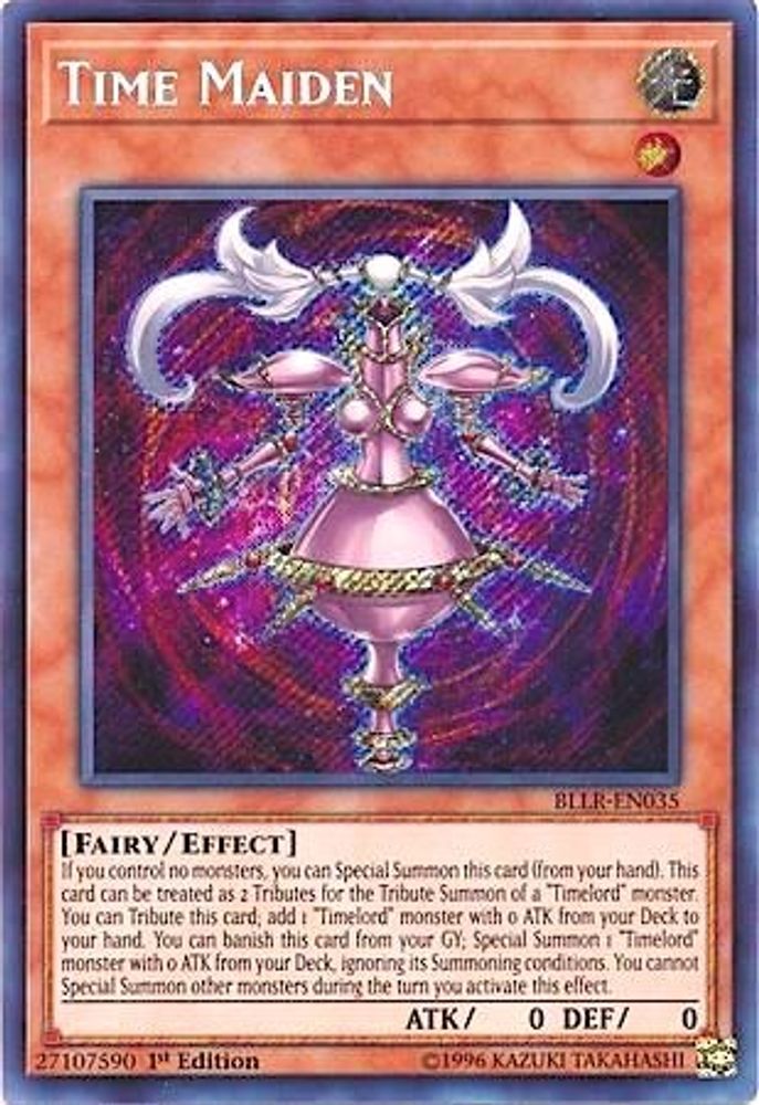 Time Maiden (BLLR-EN035) - Secret Rare
