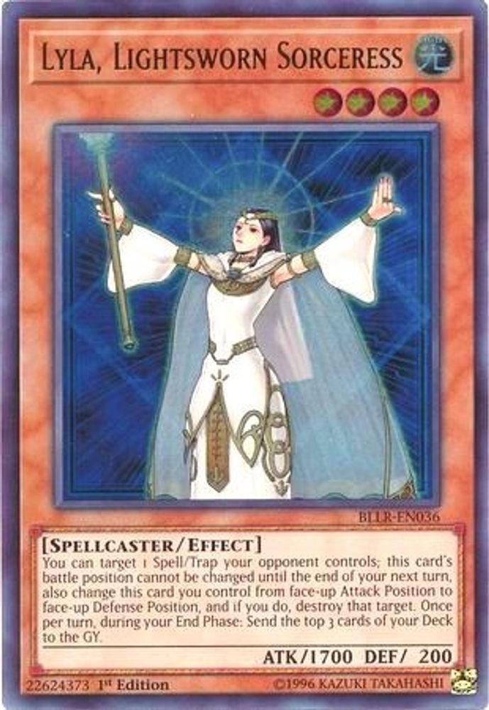 Lyla, Lightsworn Sorceress (BLLR-EN036) - Ultra Rare