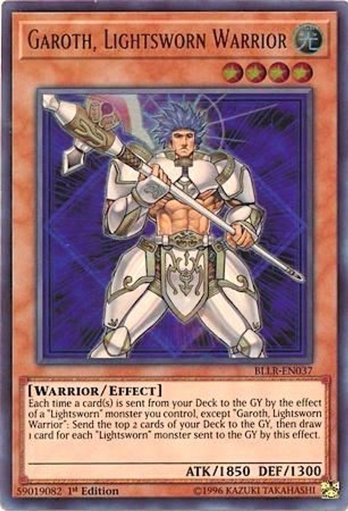 Garoth, Lightsworn Warrior (BLLR-EN037) - Ultra Rare