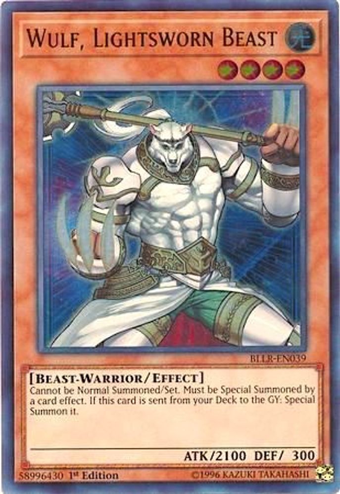 Wulf, Lightsworn Beast (BLLR-EN039) - Ultra Rare