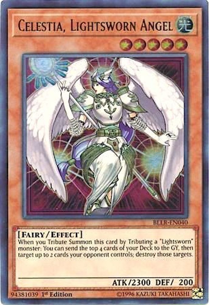 Celestia, Lightsworn Angel (BLLR-EN040) - Ultra Rare