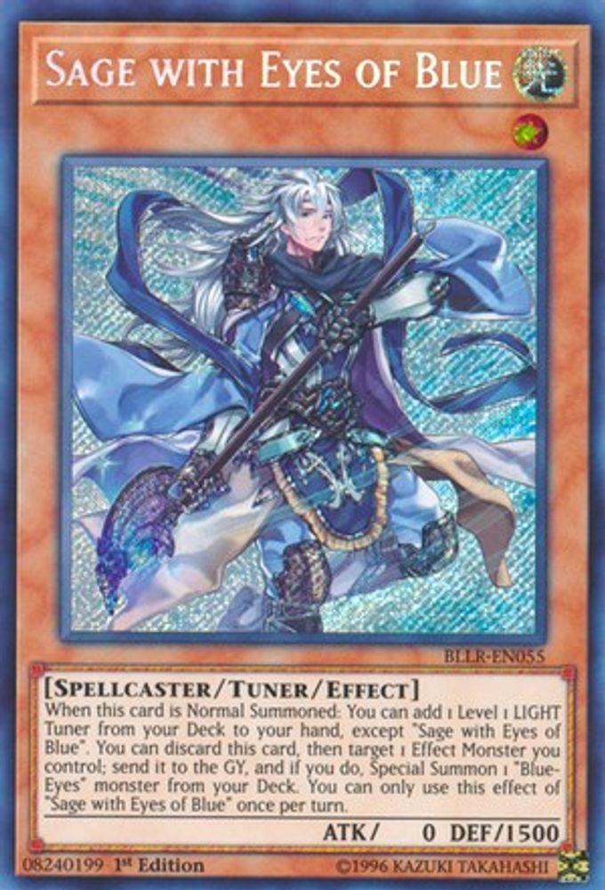 Sage with Eyes of Blue (BLLR-EN055) - Secret Rare