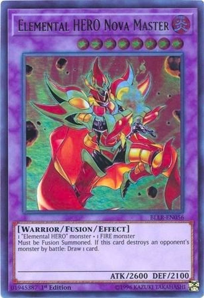 Elemental HERO Nova Master (BLLR-EN056) - Ultra Rare
