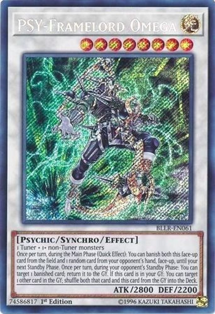 PSY-Framelord Omega (BLLR-EN061) - Secret Rare