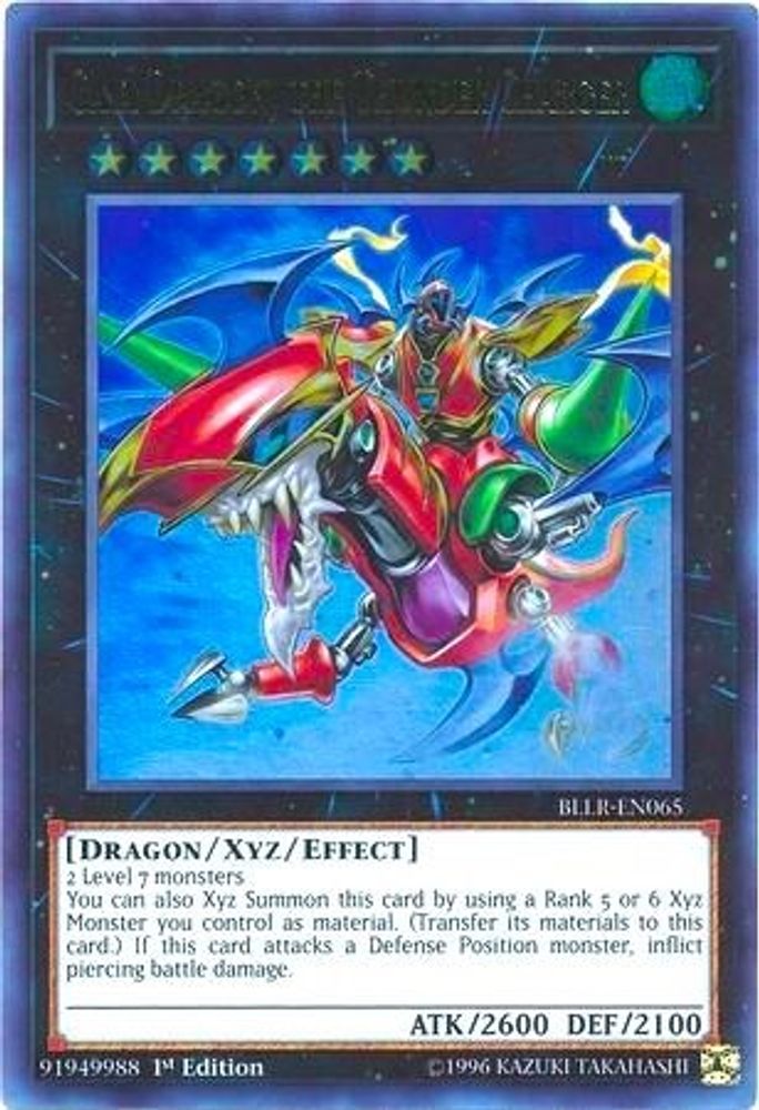 Gaia Dragon, the Thunder Charger (BLLR-EN065) - Ultra Rare