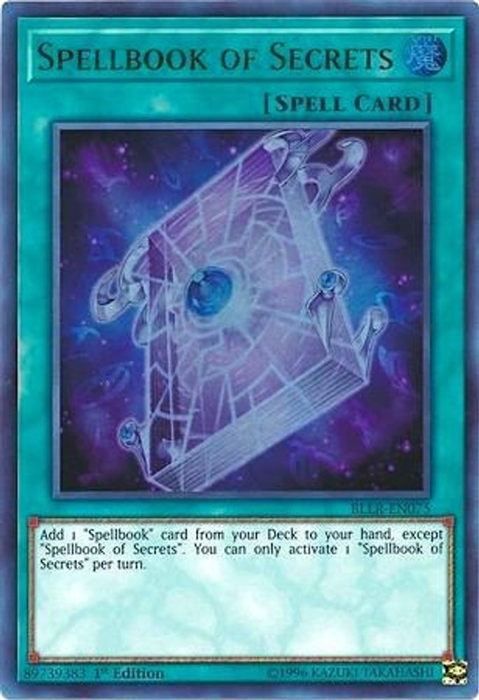 Spellbook of Secrets (BLLR-EN075) - Ultra Rare