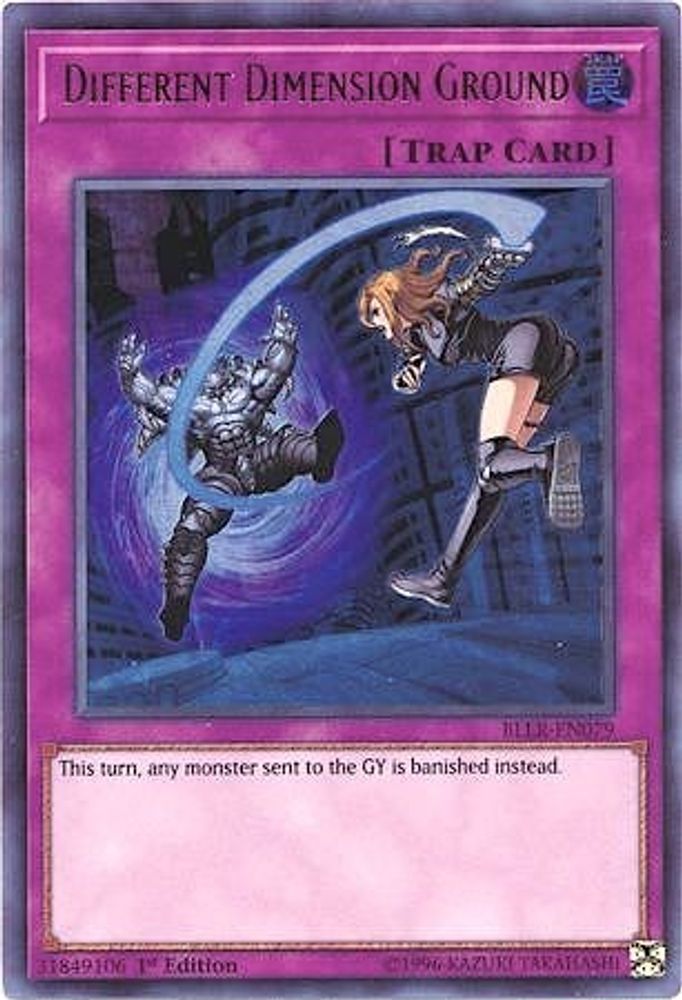 Different Dimension Ground (BLLR-EN079) - Ultra Rare