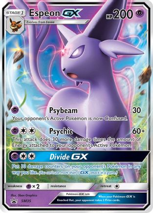Espeon GX SM35  - Holofoil - Promo