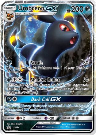 Umbreon GX SM36  - Holofoil - Promo
