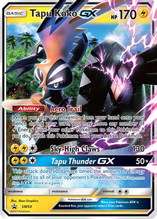 Tapu Koko GX SM50  - Holofoil - Promo