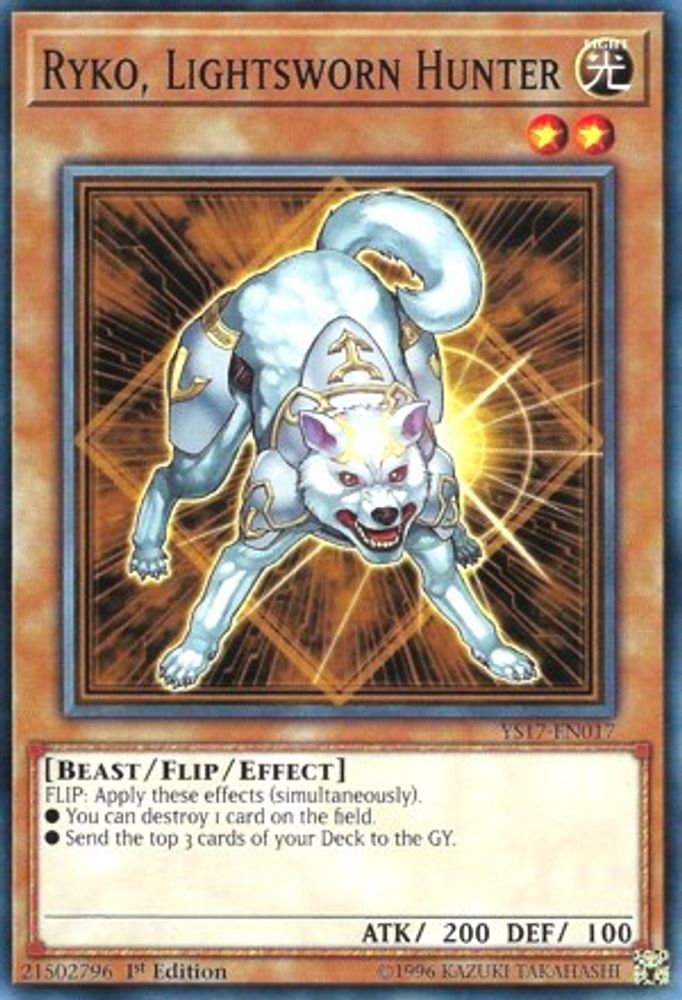 Ryko, Lightsworn Hunter (YS17-EN017) - Common