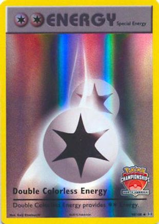 Double énergie incolore (90/108) (Promo du Championnat international NA) [XY : Évolutions] 