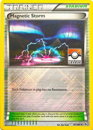 Tempête magnétique (91/106) (Promo de la Ligue) [XY : Flashfire] 
