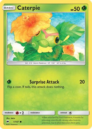 Caterpie 001  - Common