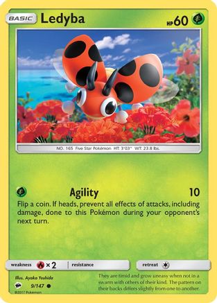 Ledyba (9/147) [Soleil et Lune : Ombres brûlantes] 