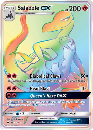 Salazzle GX (Secret)  - Holofoil - Secret Rare