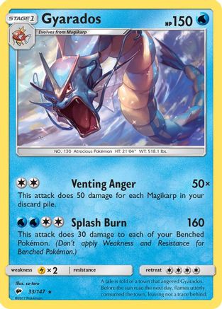 Gyarados 033  - Holofoil - Holo Rare