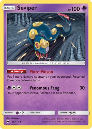 Seviper 050  - Uncommon