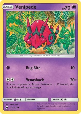 Venipede 056/147  - Common