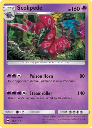 Scolipede 058  - Rare