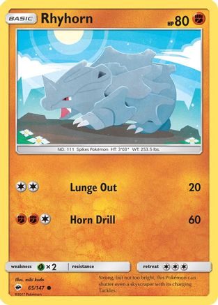 Rhyhorn 065/147  - Common
