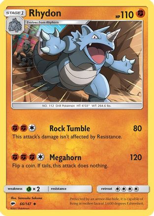 Rhydon 066  - Uncommon