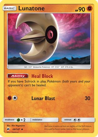 Lunatone 068/147  - Uncommon