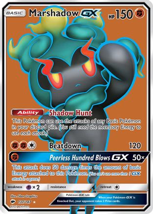 Marshadow GX (Full Art) 137/147  - Holofoil - Ultra Rare