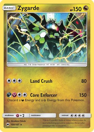 Zygarde 100  - Holofoil - Holo Rare