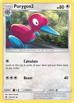 Porygon2 104/147  - Uncommon