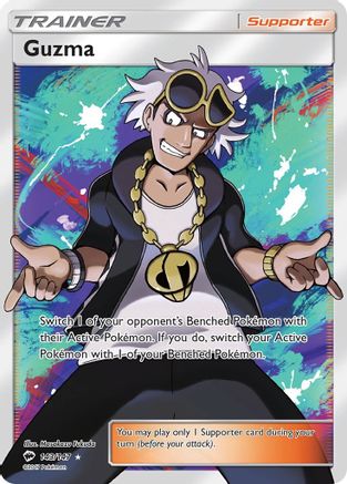 Guzma (Full Art) 143/147  - Holofoil - Ultra Rare