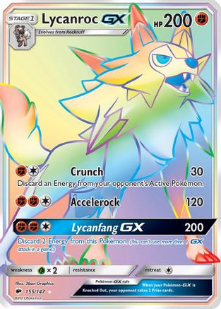 Lycanroc GX (Secret)  - Holofoil - Secret Rare