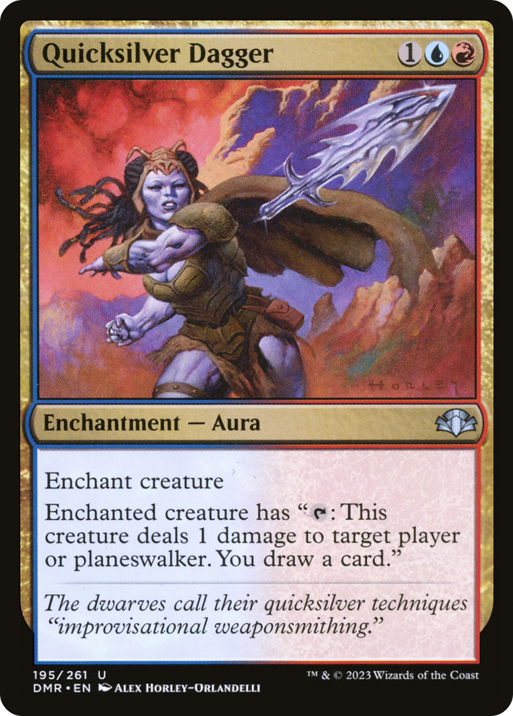 Dague de Vif-Argent [Dominaria Remastered] 