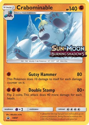 Crabominable - SM47 (Prerelease)  - Holofoil - Promo