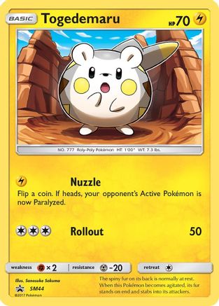 Togedemaru - SM44  - Holofoil - Promo