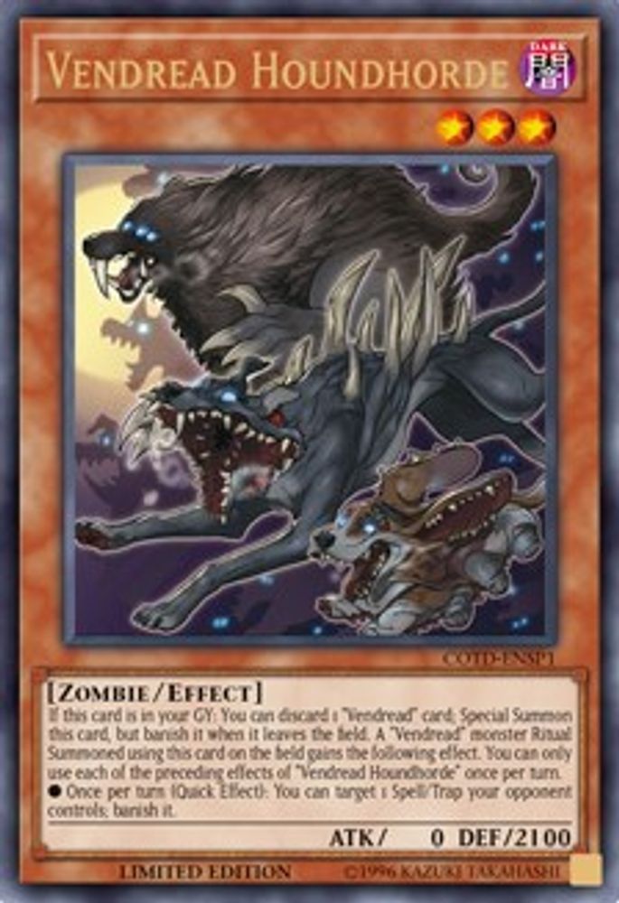 Vendread Houndhorde [COTD-ENSP1] Ultra Rare 