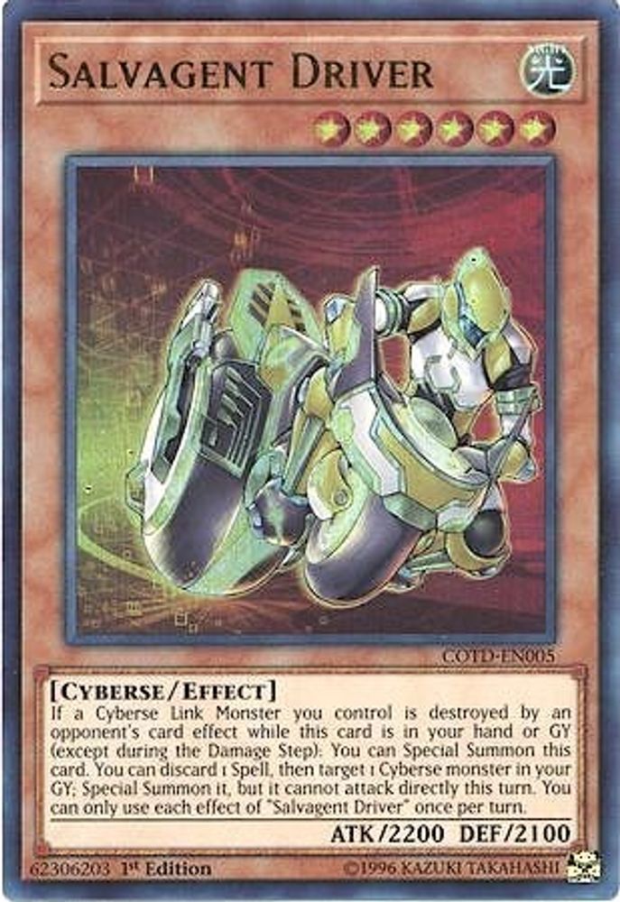 Salvagent Driver (COTD-EN005) - Ultra Rare
