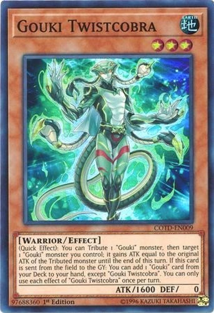 Gouki Twistcobra (COTD-EN009) - Super Rare