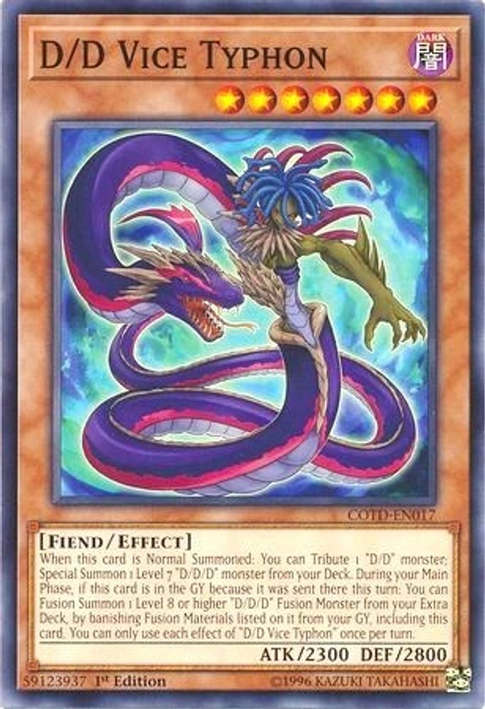 D/D Vice Typhon (COTD-EN017) - Common
