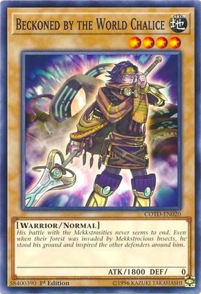 Beckoned by the World Chalice (COTD-EN020) - Common