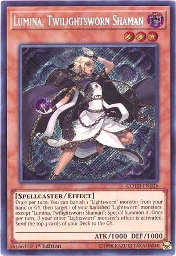 Lumina, chamane du Crépuscule [COTD-EN026] Secret Rare 