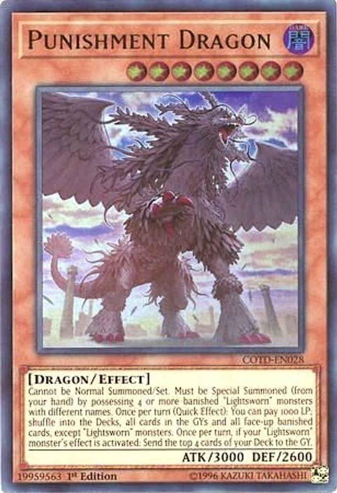 Punishment Dragon (COTD-EN028) - Ultra Rare