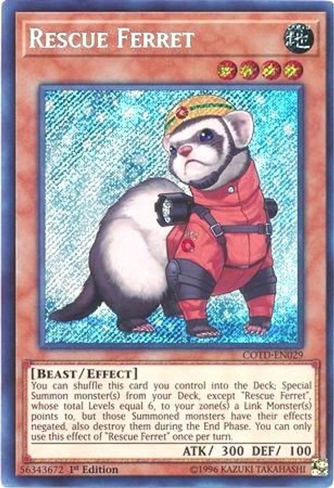 Furet de sauvetage [COTD-EN029] Secret Rare 