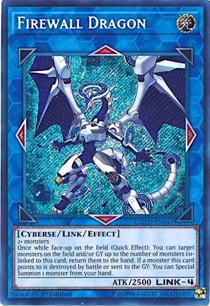 Firewall Dragon (COTD-EN043) - Secret Rare